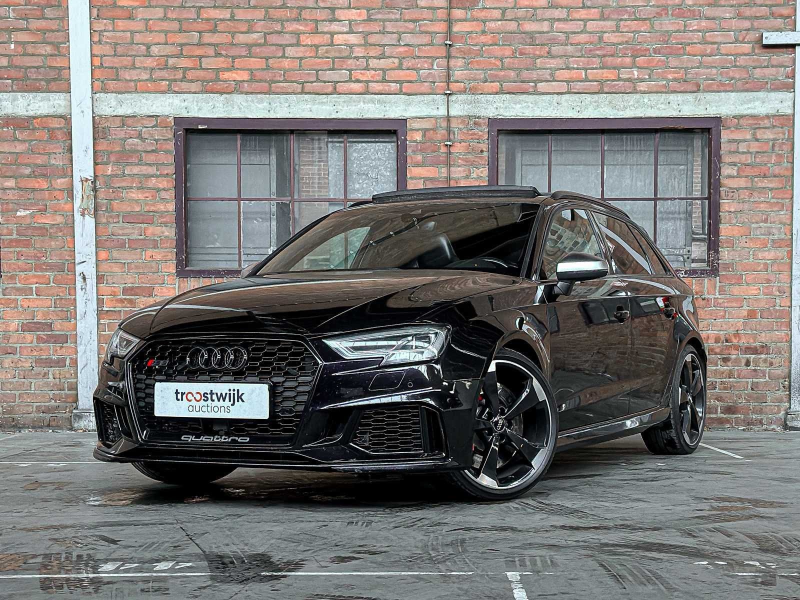 Audi RS3 Sportback 2.5 TFSI Quattro 400pk 2018, K-568-GN, Auto's, Automaat, Gebruikt, Euro 6, Bedrijf