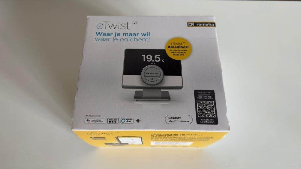 Remeha eTwist RF + GTW 14 | In doos | Mogelijk defect, Ophalen of Verzenden, Slimme thermostaat, Zo goed als nieuw