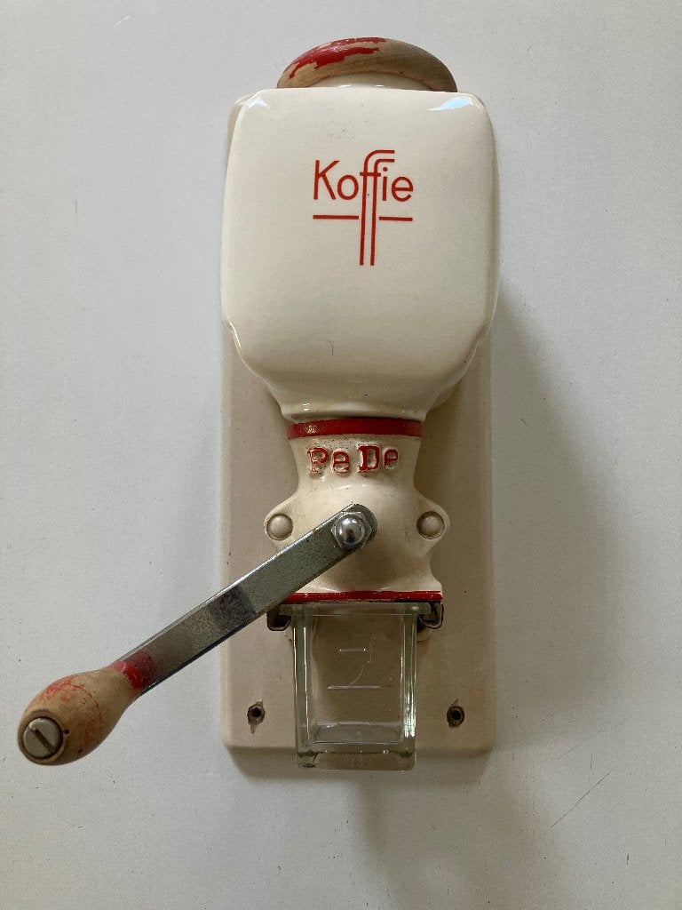 Koffiemolen, wandbevestiging, Ophalen of Verzenden