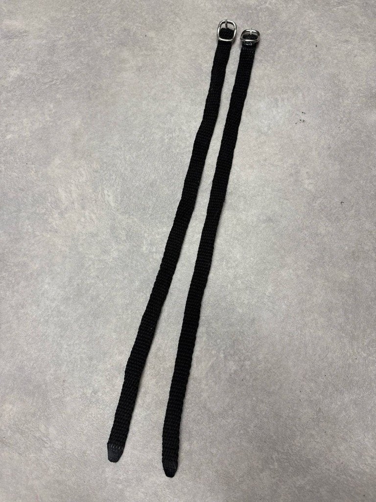 Sporenbandjes zwart nylon, Ophalen of Verzenden, Gebruikt