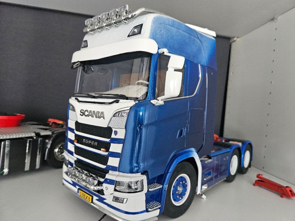 Scania truck  Tamiya model 1:14, Hobby en Vrije tijd, Elektro, Schaal 1:14, Ophalen of Verzenden, Zo goed als nieuw
