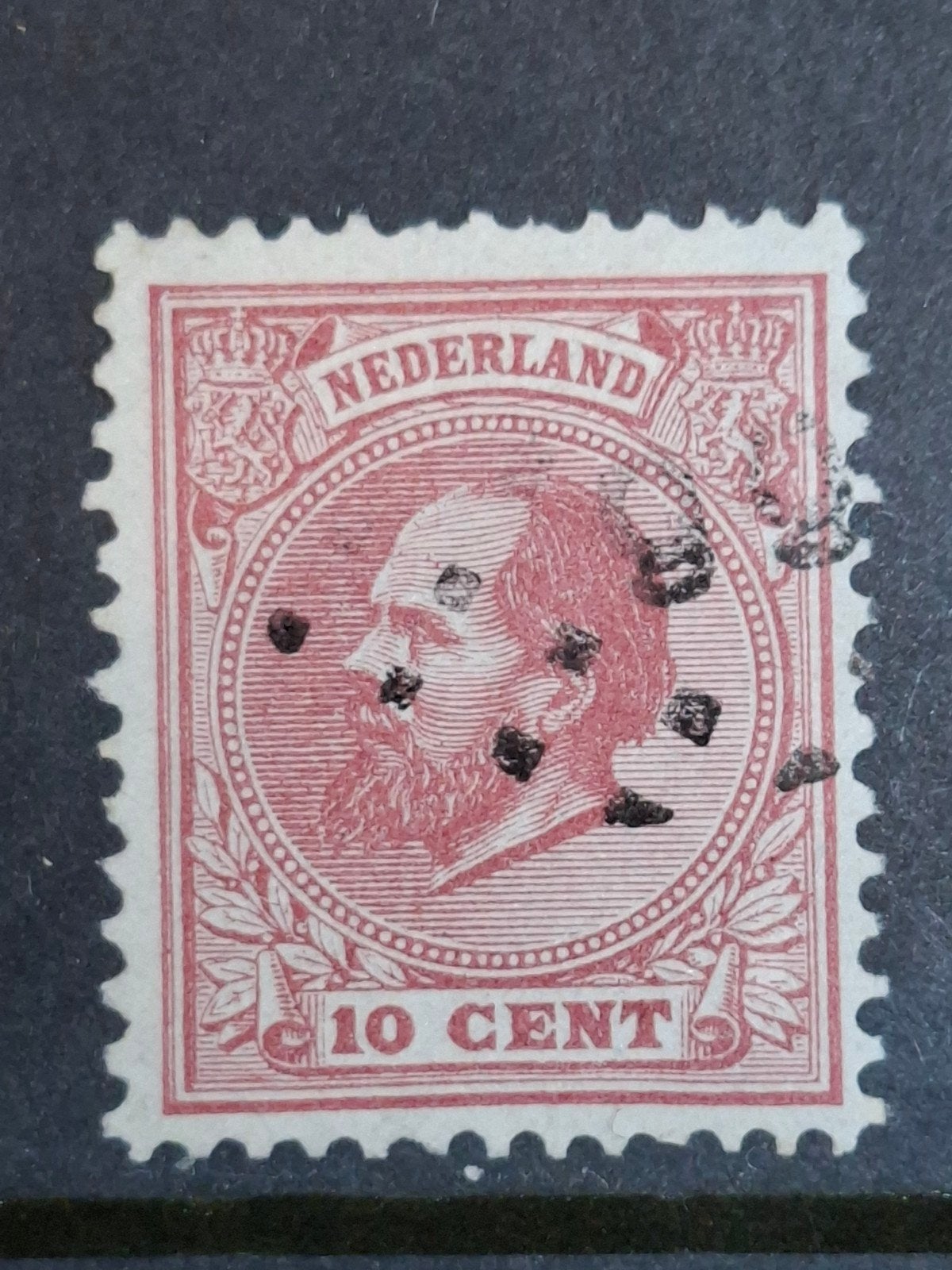 Puntstempel zegel nr 99 Sneek nvph nr 21, Ophalen of Verzenden