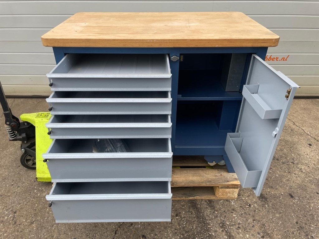 Gedore GW 1505, Verrijdbare werkbank, 1100mmx900mmx652mm, Ophalen, Gedore, Zo goed als nieuw, /