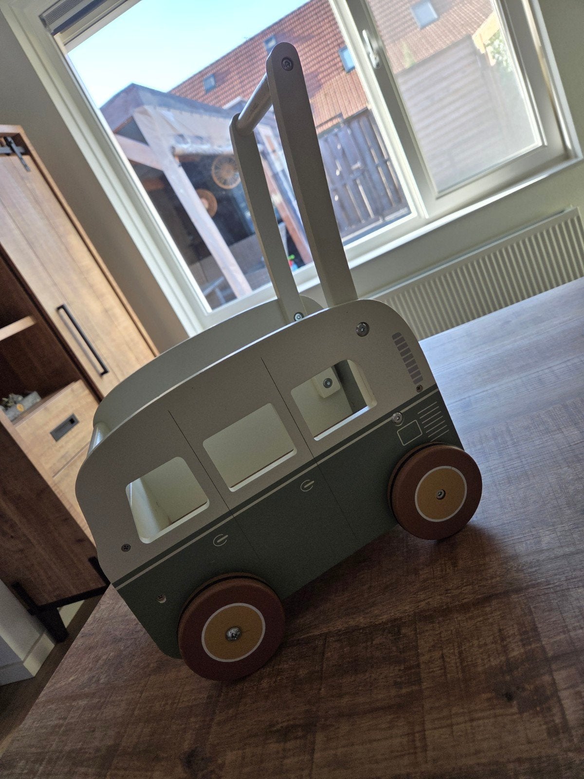 Little Dutch Houten Loopwagen / Speelgoedbus, Ophalen, Gebruikt, Overige typen