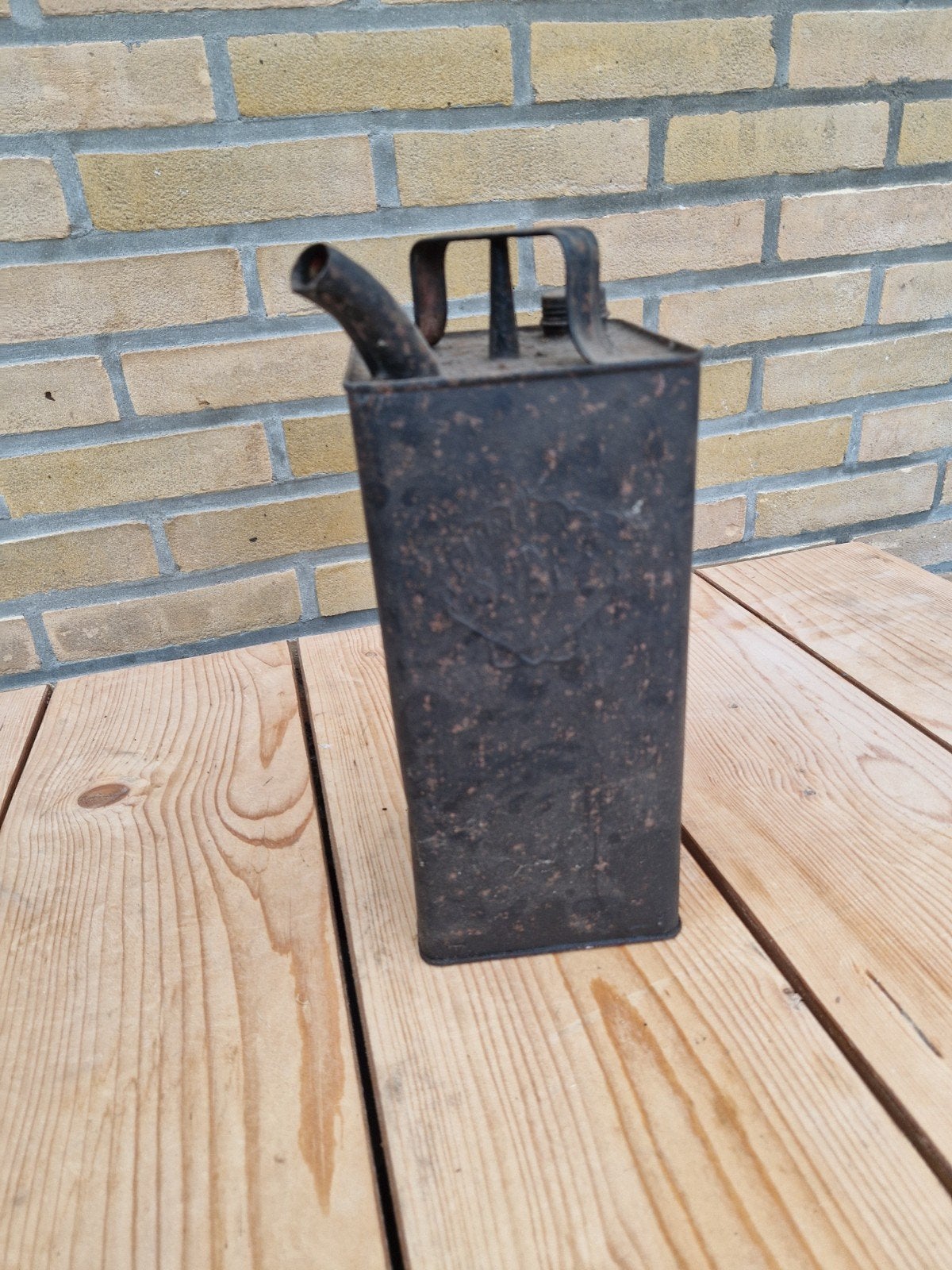 Shell oliekan V.B 1953, Verzamelen, Ophalen, Gebruikt, Overige