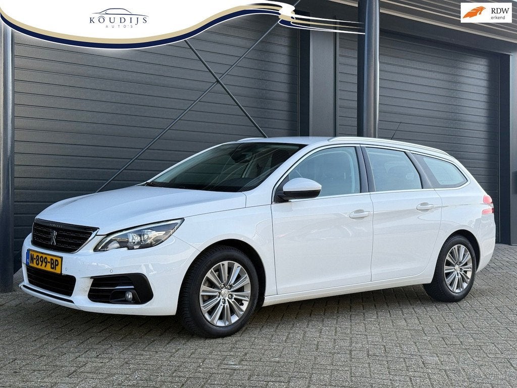 Peugeot 308 SW 1.2 PureTech Allure, 1 Eigenaar Keyless, Stoe, Stof, Gebruikt, 1199 cc, 635 kg