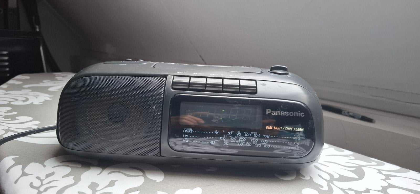 Panasonic RC-X100 Radio Cassette Speler met Wekker, Ophalen of Verzenden, Gebruikt, Radio