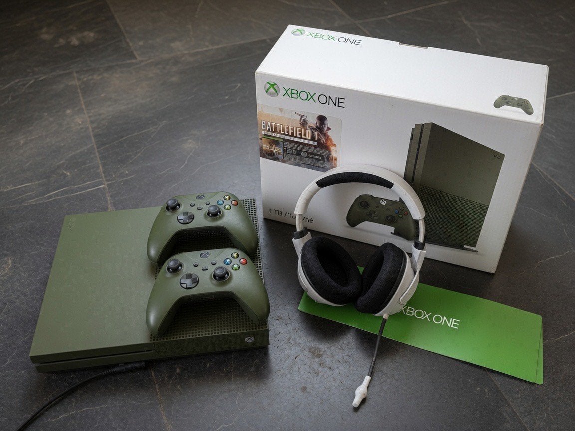 Xbox One met 50+ extra’s (Zie omschrijving), Met 2 controllers, Ophalen of Verzenden, Zo goed als nieuw, Met harde schijf