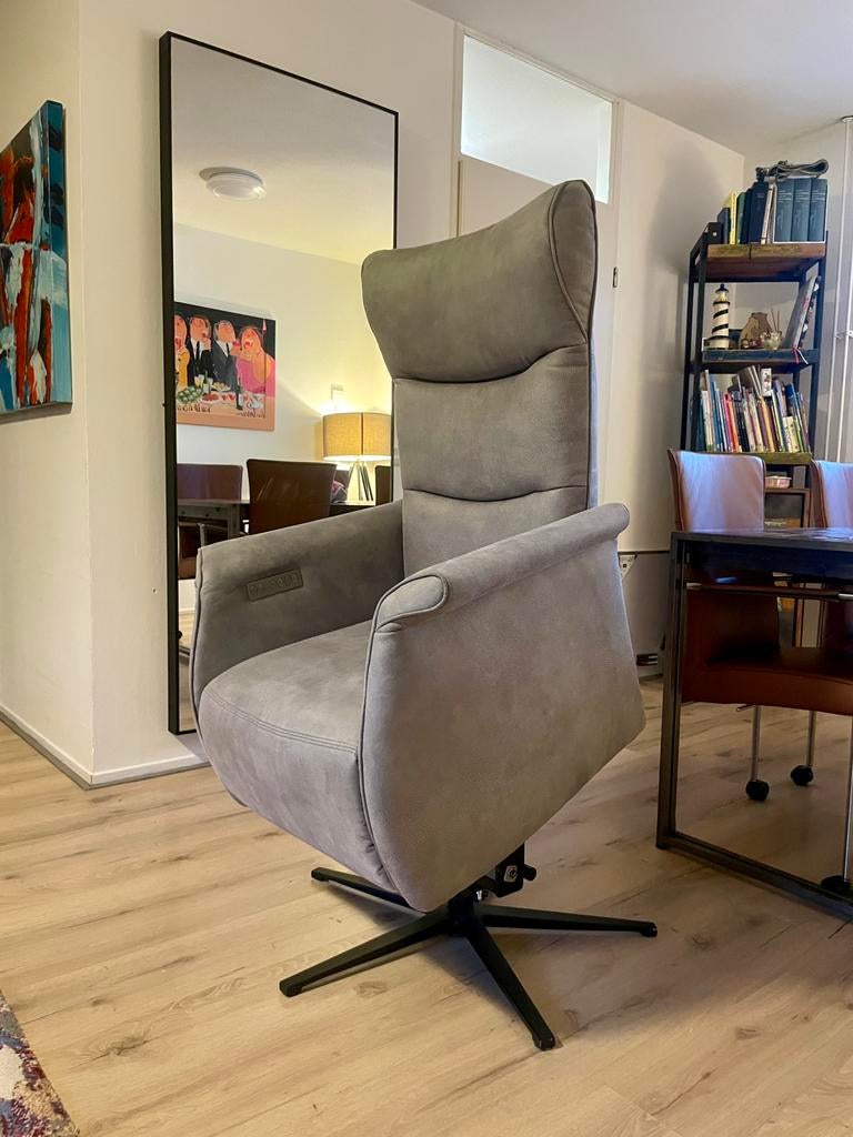 Sta op Stoel Prominent RelaxFauteuil ZGAN! Nieuwprijs €5650, Prominent Design Kwaliteit Comfort, Leer, Ophalen of Verzenden, Zo goed als nieuw