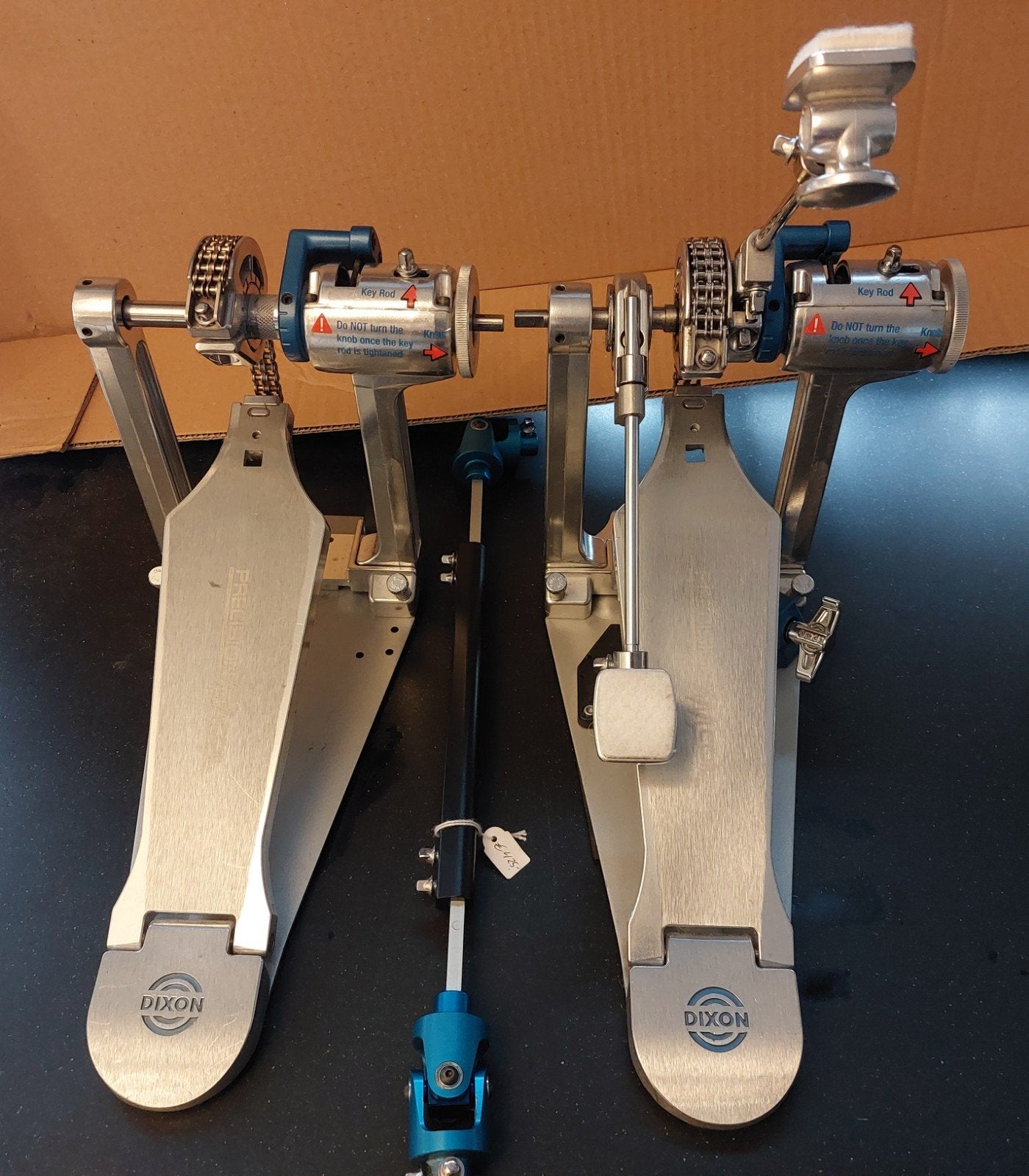 Dixon precision coil dubbel bassdrum pedaal, Ophalen of Verzenden, Zo goed als nieuw, Overige merken