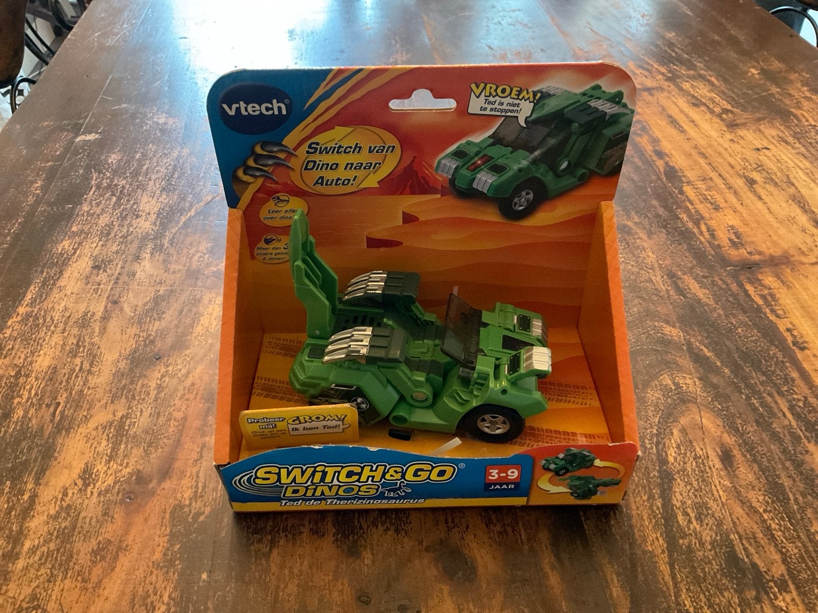 VTech Switch & Go Dinos Ted de Therizinosaurus, Ophalen of Verzenden, Zo goed als nieuw