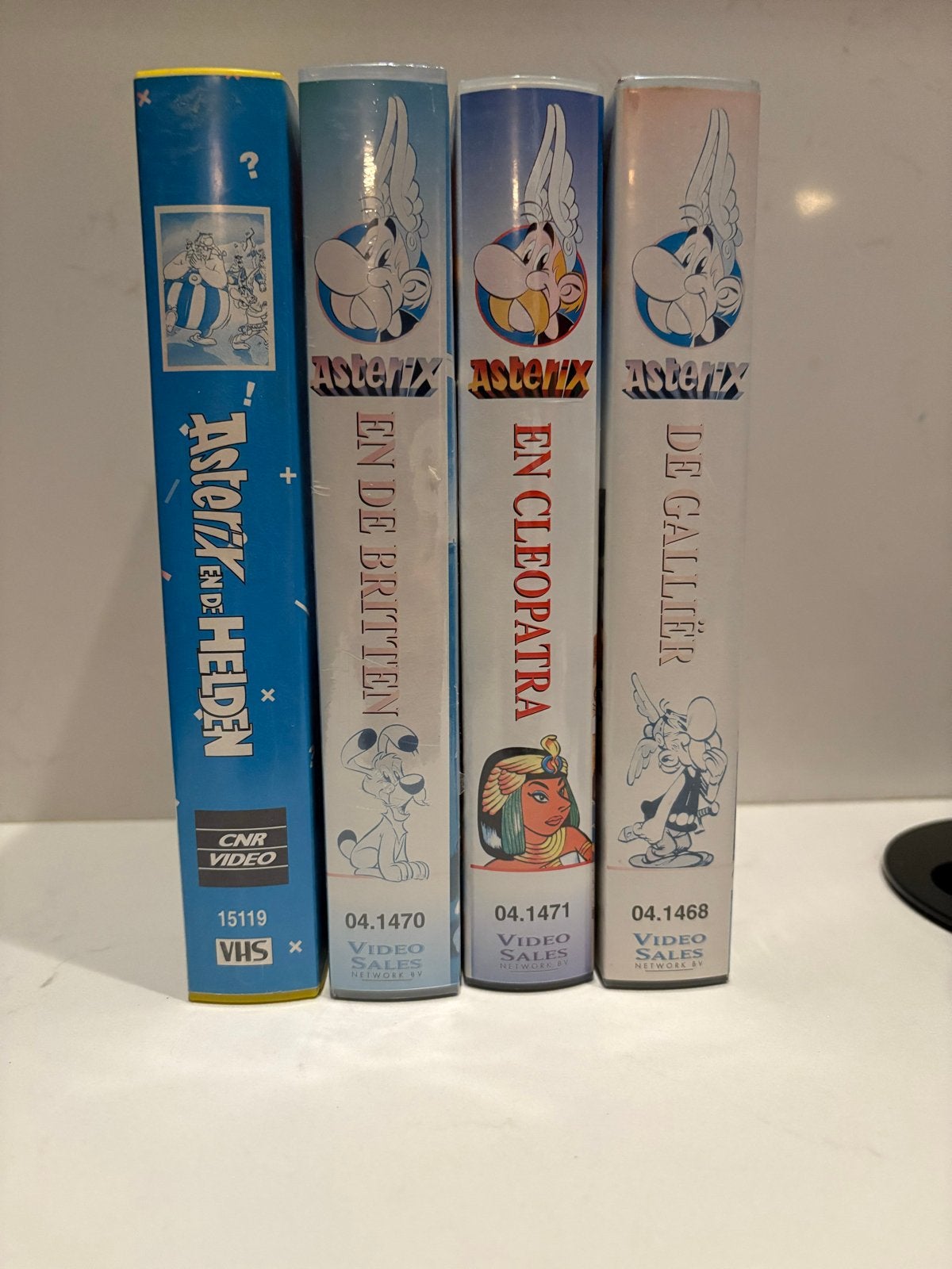 Asterix VHS collectie - 4 films, Boxset, Gebruikt, Alle leeftijden, Kinderfilm