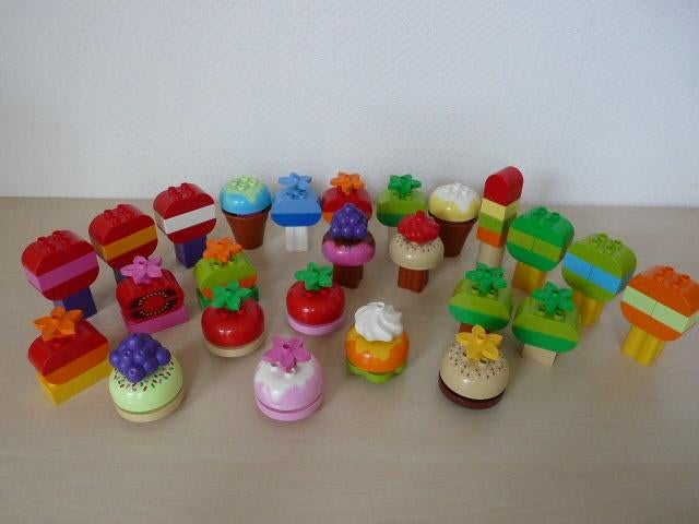 * Duplo: IJsjes en taartjes * IJs en taart * 100 delig *, Ophalen of Verzenden, Gebruikt, Losse stenen, Duplo