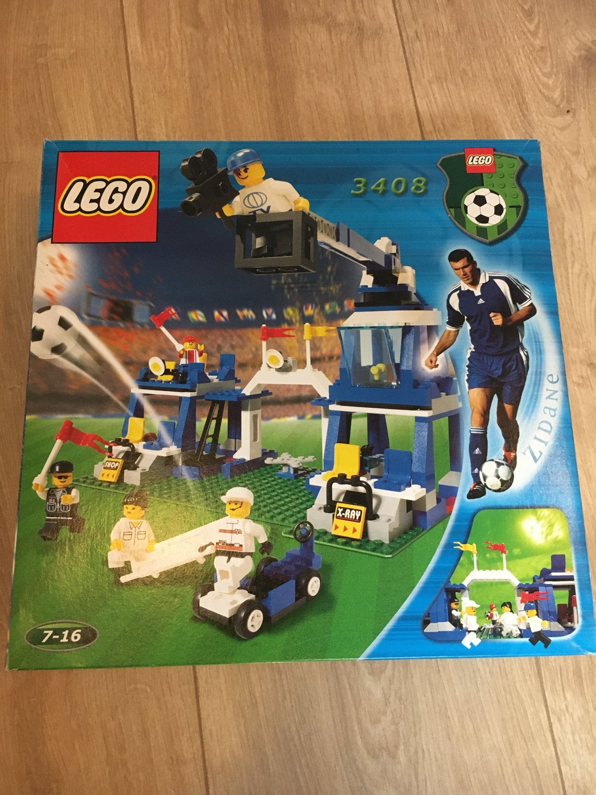 Lego 3408 WK voetbal set - Nieuw in doos (Zidane), Compleet, Overige thema's, Lego, Nieuw