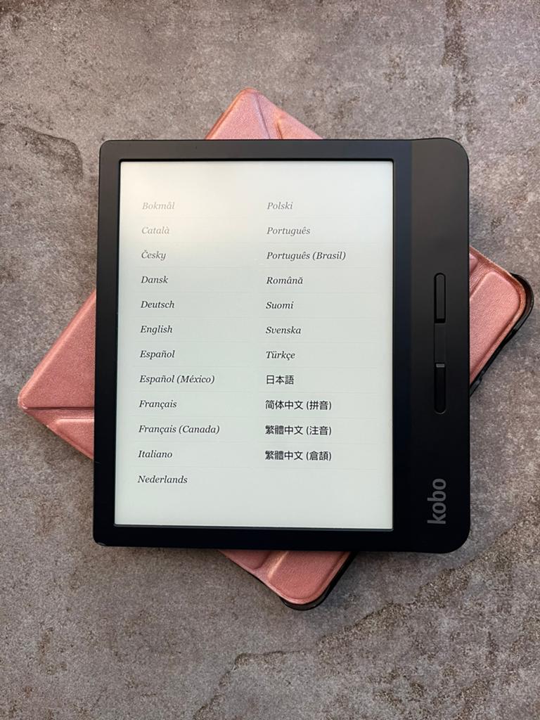 Kobo Libra H2O e-Reader + Cover, Computers en Software, E-readers, Gebruikt, 8 GB, Kobo, Ophalen of Verzenden