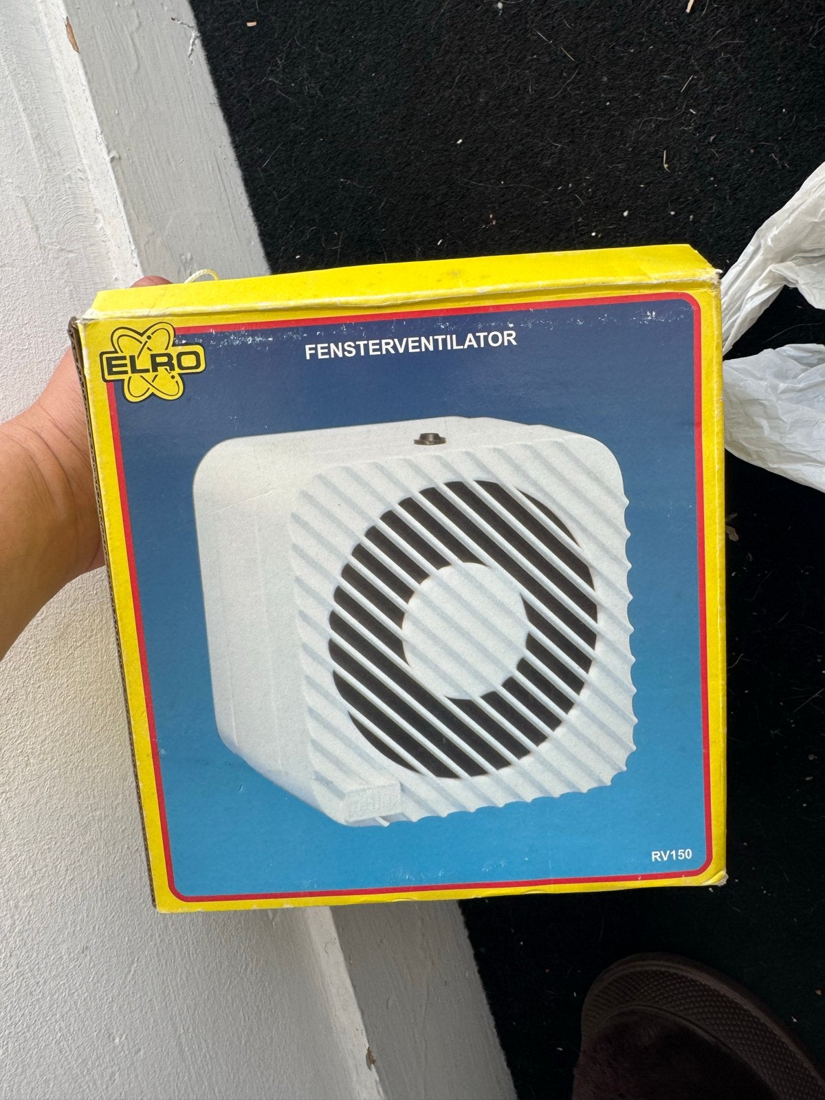 Nieuwe Elro Fensterventilator RV150 in doos, Doe-het-zelf en Verbouw, Ophalen of Verzenden, Nieuw, Ventilator