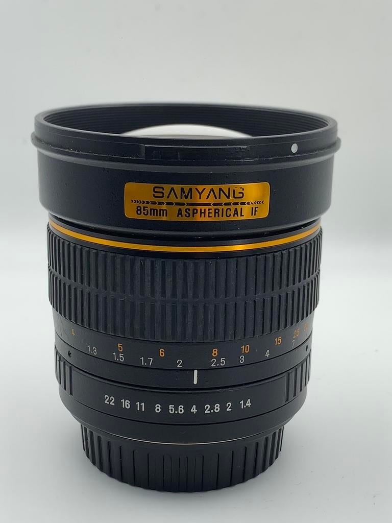 Samyang 85mm f/1.4 Aspherical IF (Canon EF), Audio, Tv en Foto, Fotografie | Lenzen en Objectieven, Zo goed als nieuw, Standaardlens