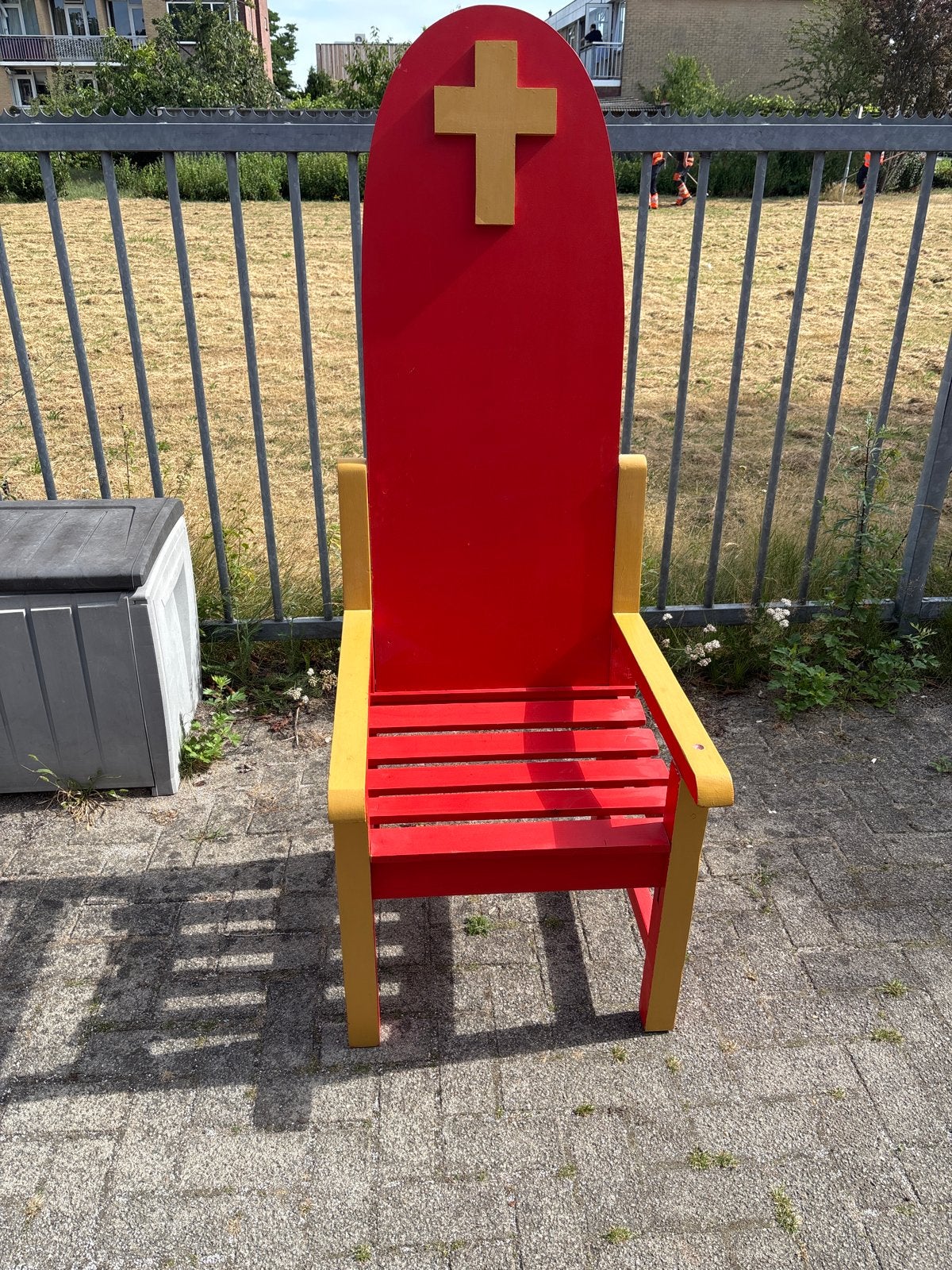 Leuke sinterklaas stoel, Ophalen