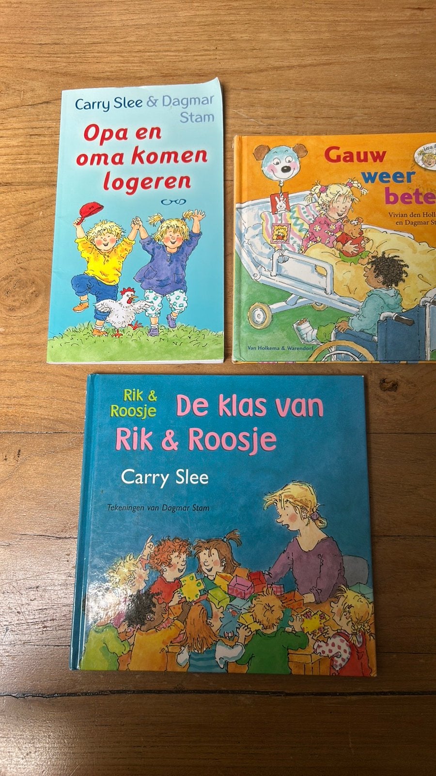 Vrolijke boekjes OA Carry Slee. 3 stuks, Ophalen of Verzenden, Zo goed als nieuw, 3 tot 4 jaar