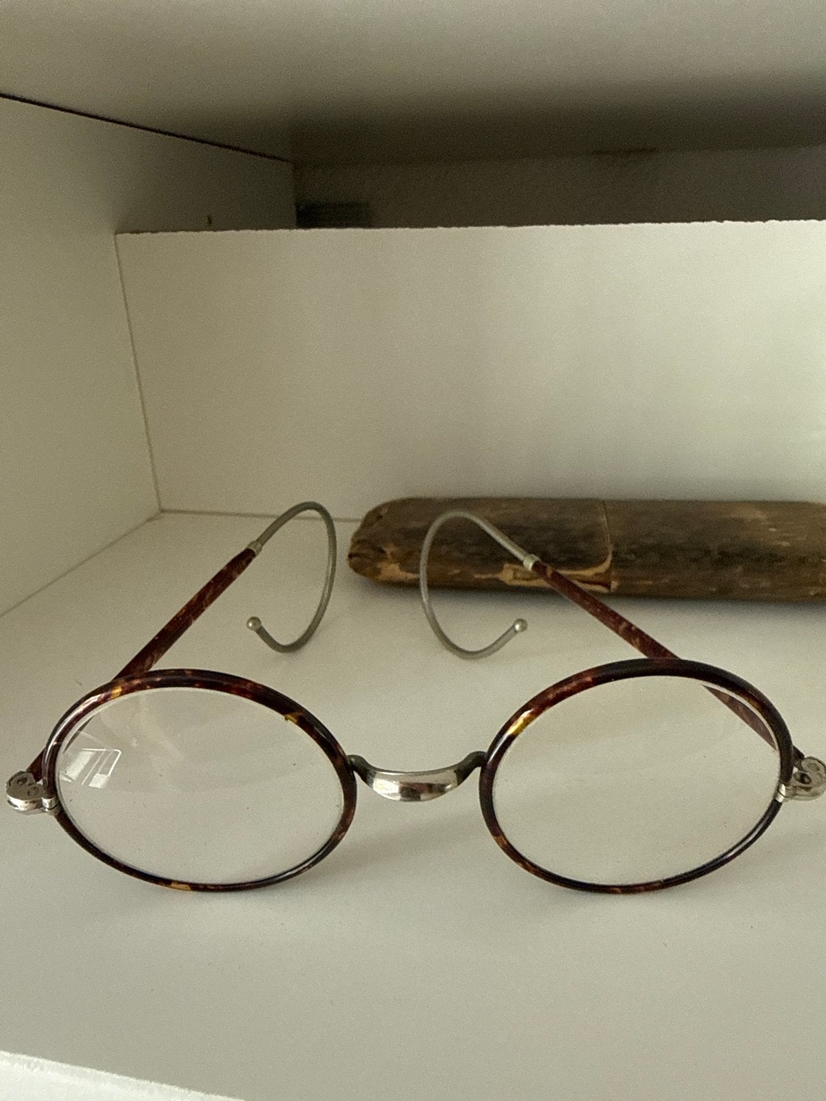 Vintage leesbril met schildpadmontuur, Overige merken, Gebruikt, Bruin, Ophalen of Verzenden