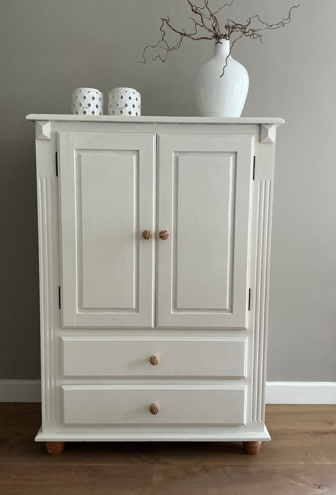 Grenen kast 125x87, Ophalen, Zo goed als nieuw