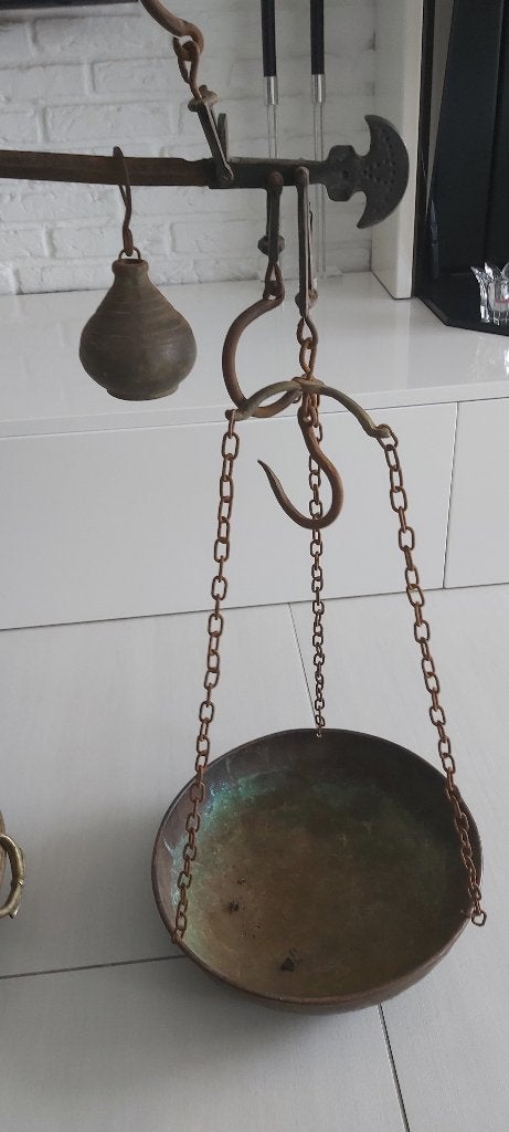 Koperen weegschaal, Antiek en Kunst, Antiek | Koper en Brons, Ophalen, Koper