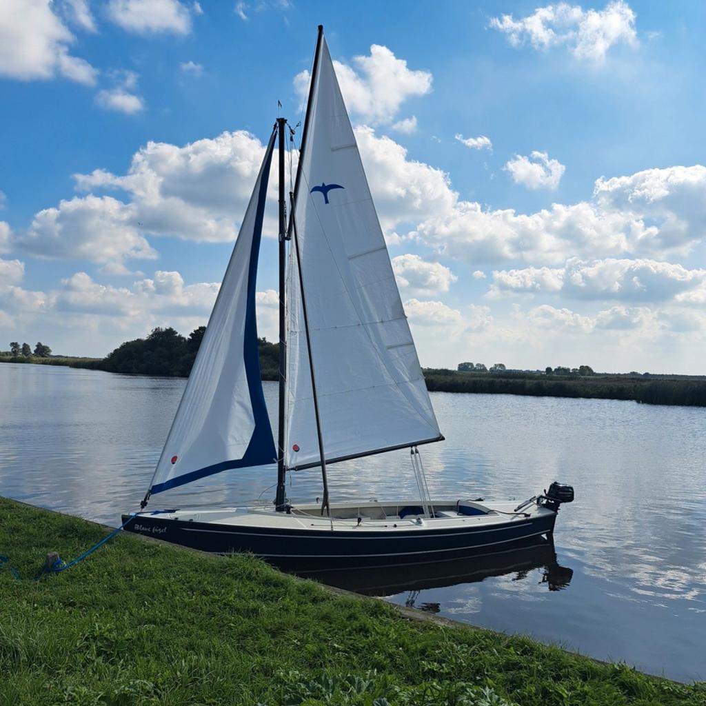 Polyvalk met nieuwe zeilen en bbm, Watersport en Boten, Open zeilboten, Polyvalk, Aluminium, Grootzeil, Rolfok, Ophalen of Verzenden