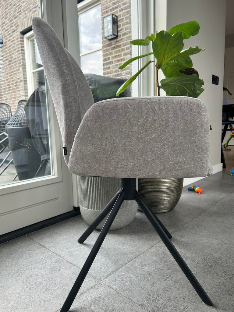 Eetkamerstoelen, Ophalen, Zo goed als nieuw, Grijs, Vijf, Zes of meer stoelen
