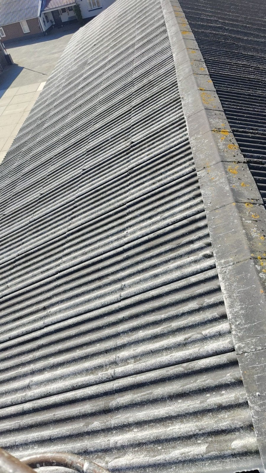 490m² dakplaten, incl. 35m nokplaten, Ophalen, Gebruikt