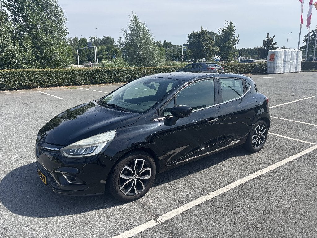 Renault Clio 1.2 TCE 88KW 5-DRS EDC 2017 Zwart BOSE editie, Leder en Stof, Origineel Nederlands, 1200 kg, Particulier