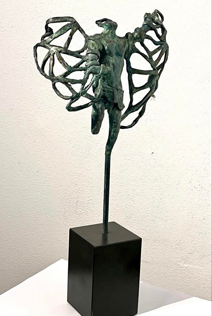 Bronzen sculptuur Icarus van Ronald van Schepen, Antiek en Kunst, Ophalen of Verzenden