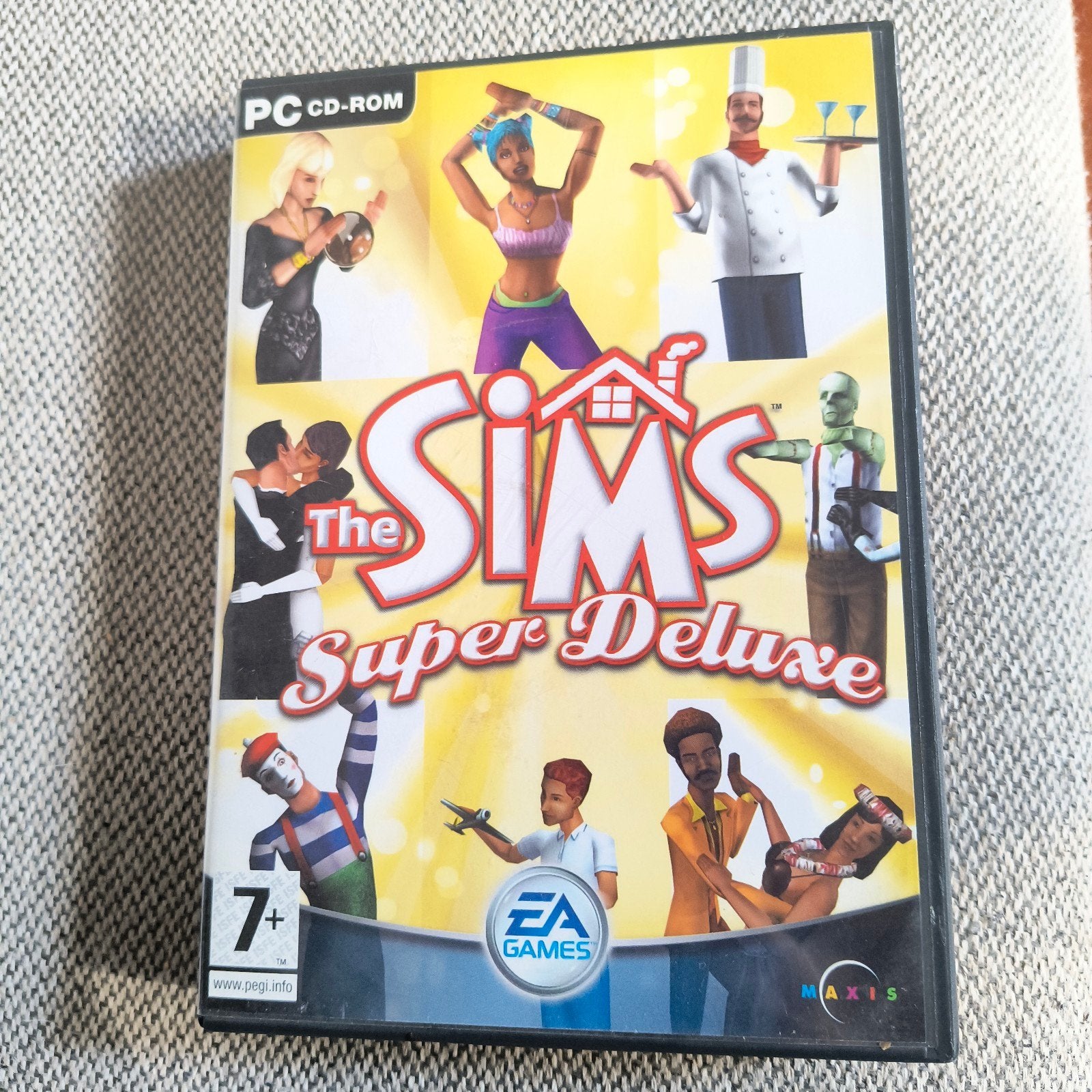 The Sims Super Deluxe PC CD-ROM - Gebruikt, Goede Staat, Spelcomputers en Games, Ophalen of Verzenden, Gebruikt, Simulatie, Vanaf 7 jaar
