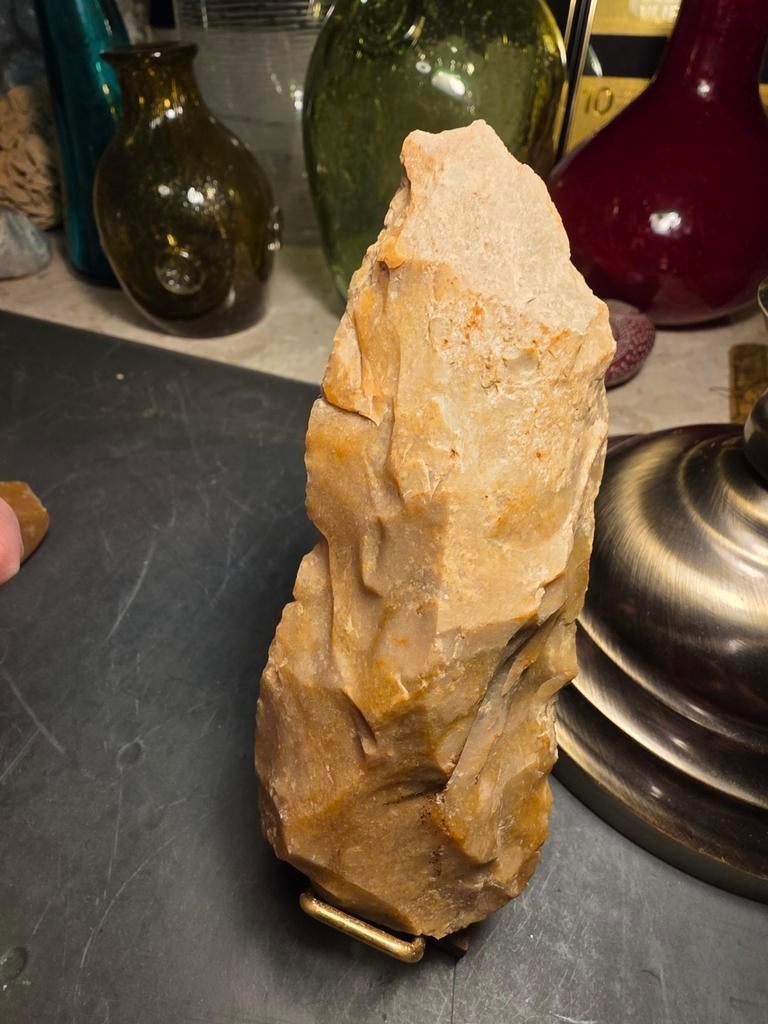 Hamerbijl hakbijl handbijl biface xl, Ophalen of Verzenden