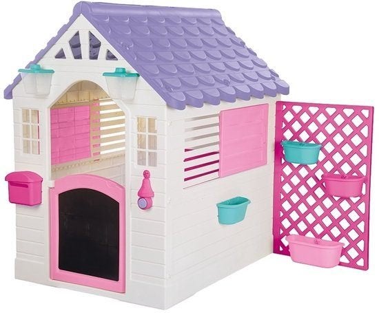 Dolu Tuin Speelhuis 140x127x107.5 cm + Geluid Roze/Paars, Kinderen en Baby's, Kunststof, Nieuw, Ophalen of Verzenden, Dolu