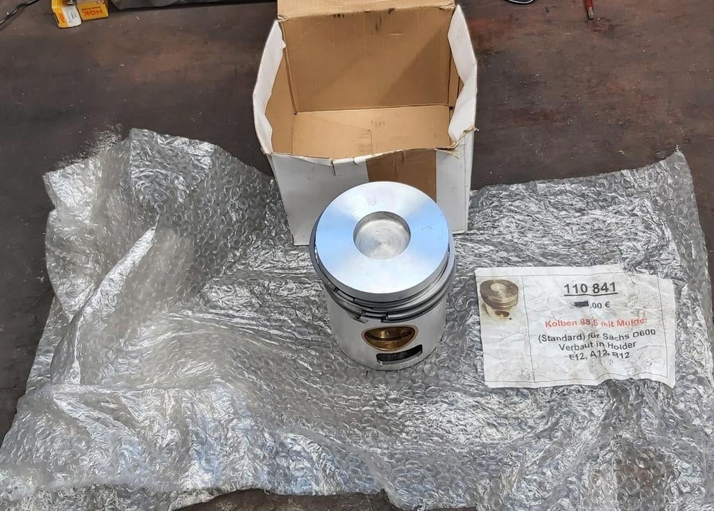 Nieuwe Holder Zuiger ø 88,5 mm voor Sachs D600 (E12,A12,B12), Ophalen of Verzenden, Nieuw
