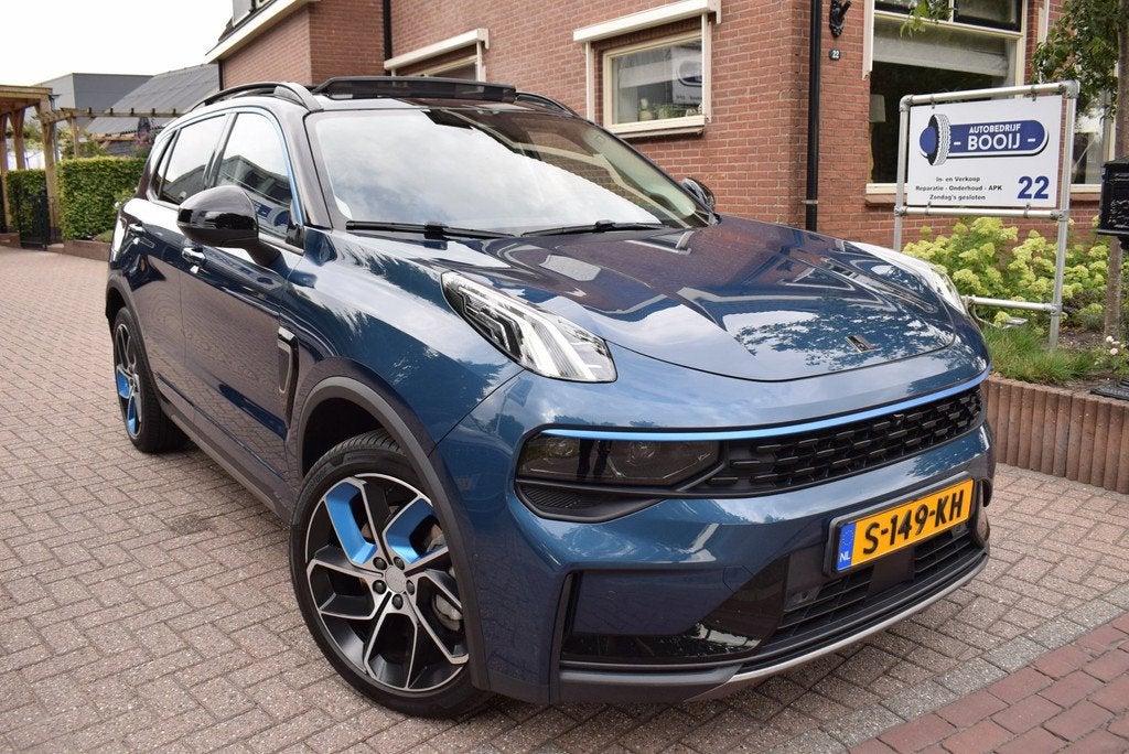 Lynk & Co 01 1.5 /PANO DAK/ADAP CRUISE/CAMERA 360/NAVI/CARPL, Auto's, Lynk & Co, Stof, Adaptive Cruise Control, Blauw, 120 €/maand
