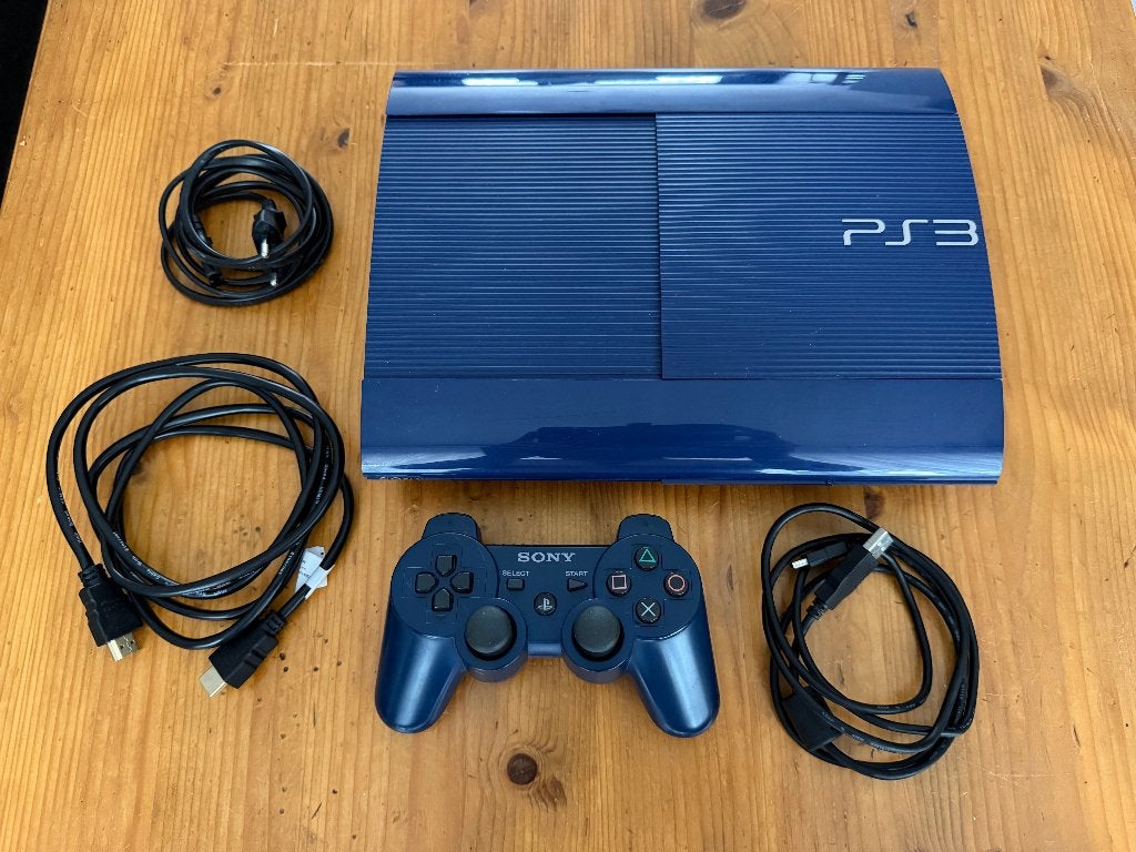 Sony PlayStation 3 SuperSlim 500GB, Ophalen, Gebruikt, 500 GB, Met 1 controller