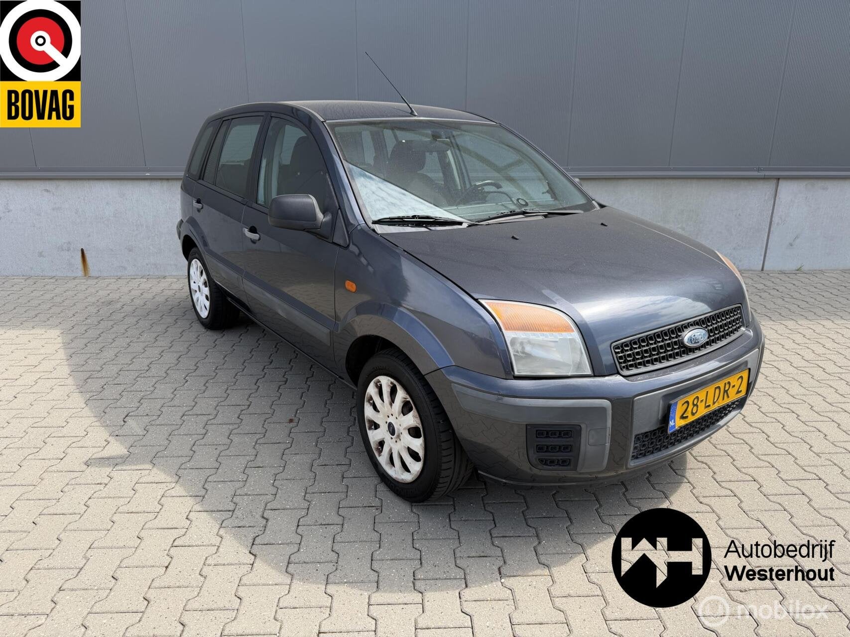 Ford Fusion 1.4-16V Cool & Sound|AIRCO|AUX|ELEKTR RAMEN, Voorwielaandrijving, 15 km/l, Gebruikt, 49 €/maand