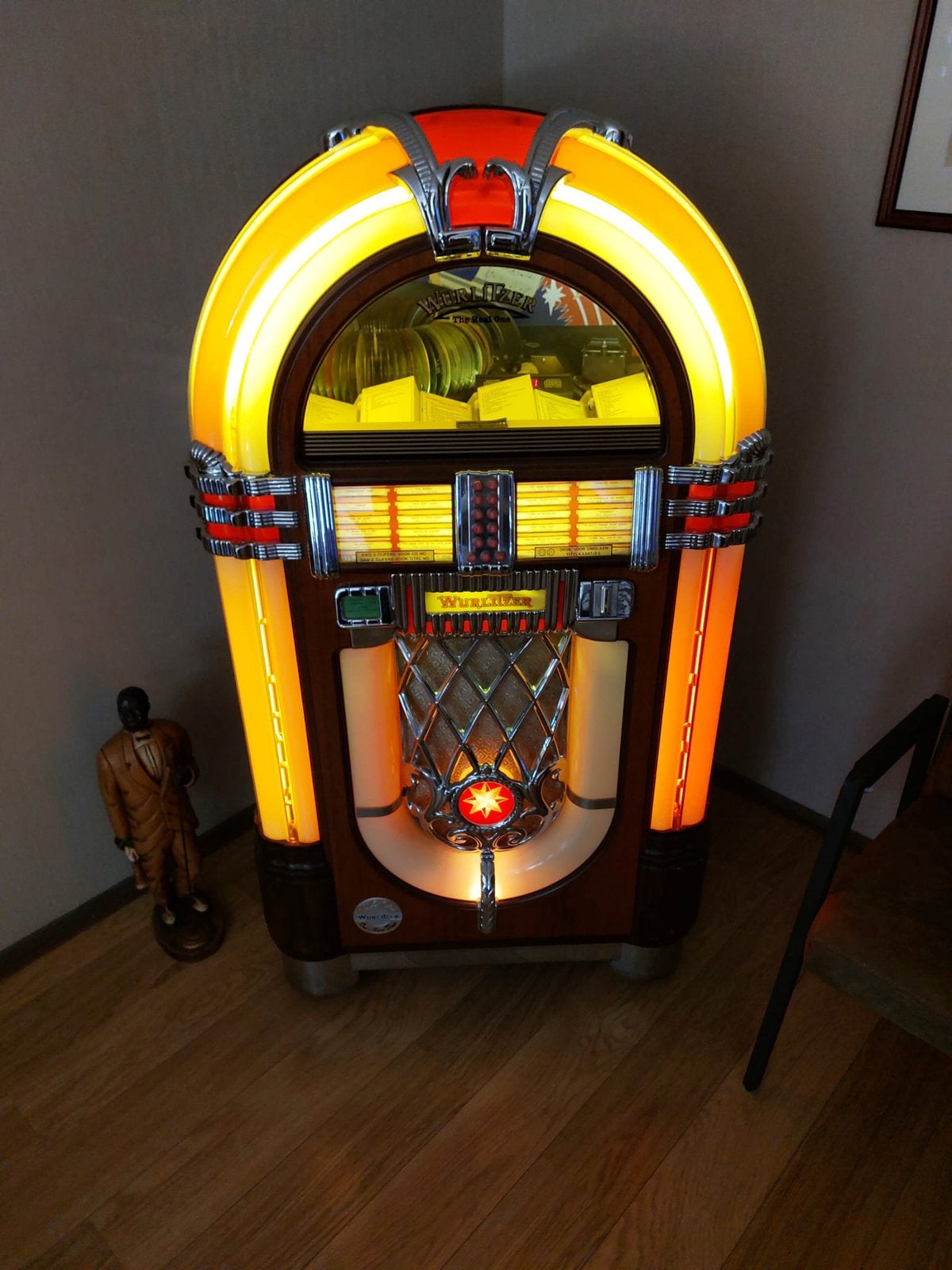 Wurlitzer Juxbox met CD ! In Topstaat zie foto’s, Ophalen, Zo goed als nieuw, 1970 tot heden, Wurlitzer