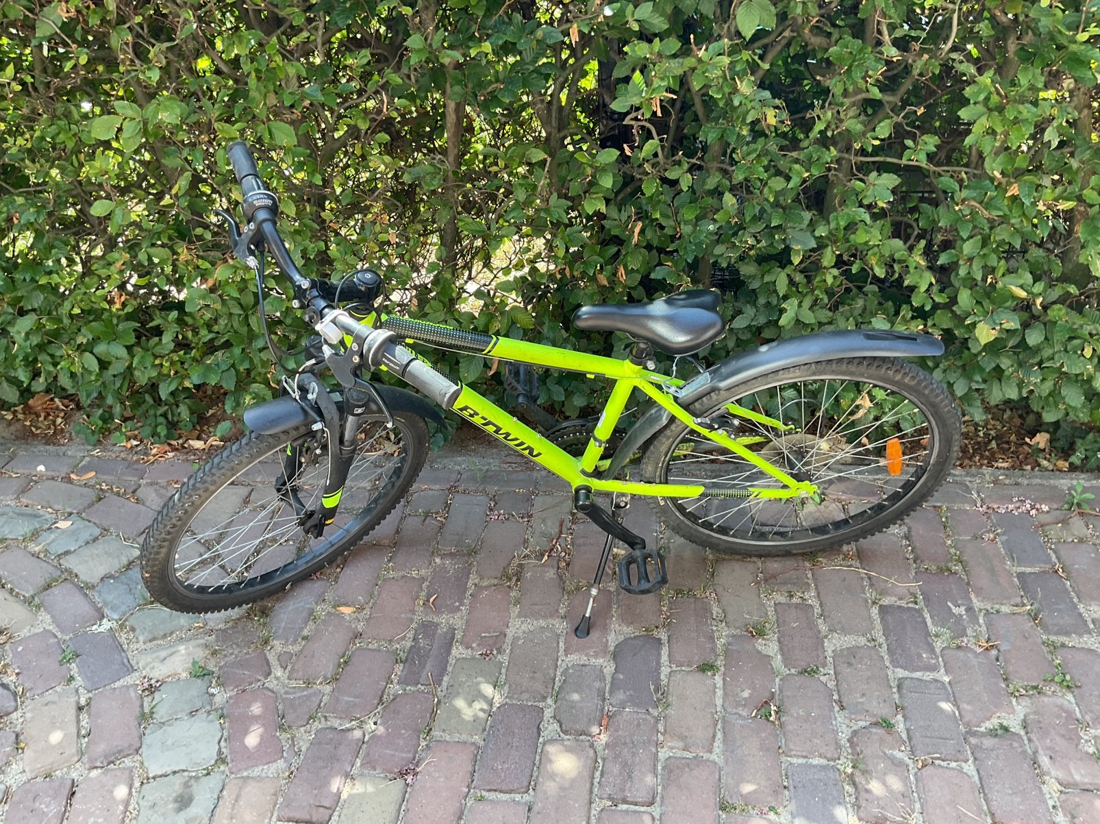 Decathlon b-twin mountainbike 24 inch opkanpper, Fietsen en Brommers, Ophalen, Gebruikt, Staal, 24 inch of meer