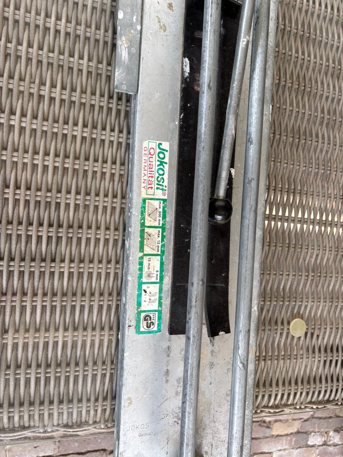 Tegelsnijder tot 60 cm, Ophalen, Gebruikt