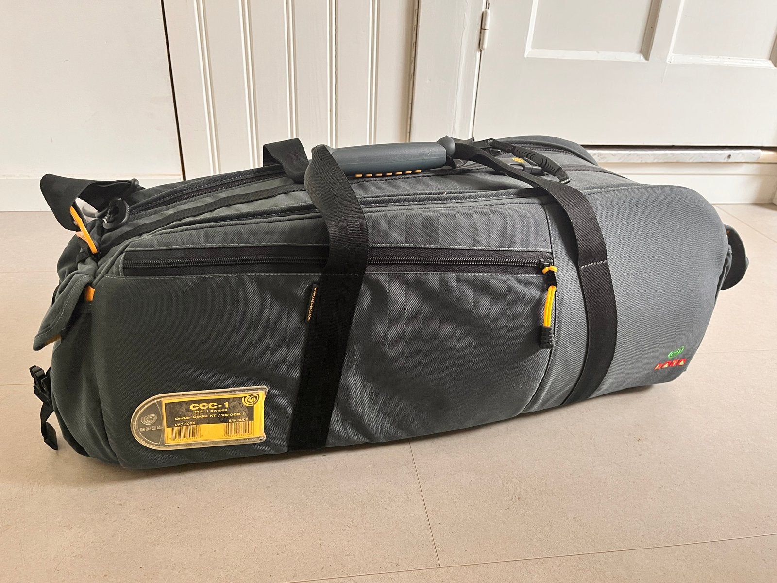 KATA CCC-1 Cameratas/Duffelbag - blauwgrijs/Oranje, Gebruikt, 20 tot 30 cm, Ophalen of Verzenden, 60 tot 80 cm