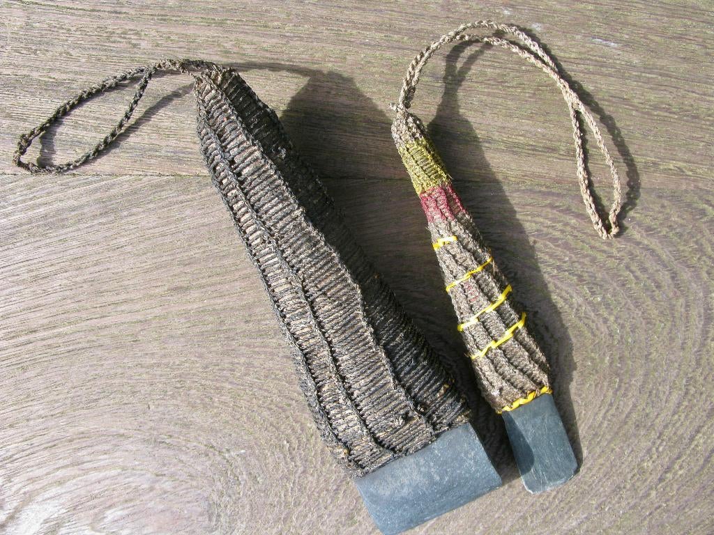 PAPOEA NIEUW GUINEA 2 BIJLTJES, Antiek en Kunst, Ophalen of Verzenden