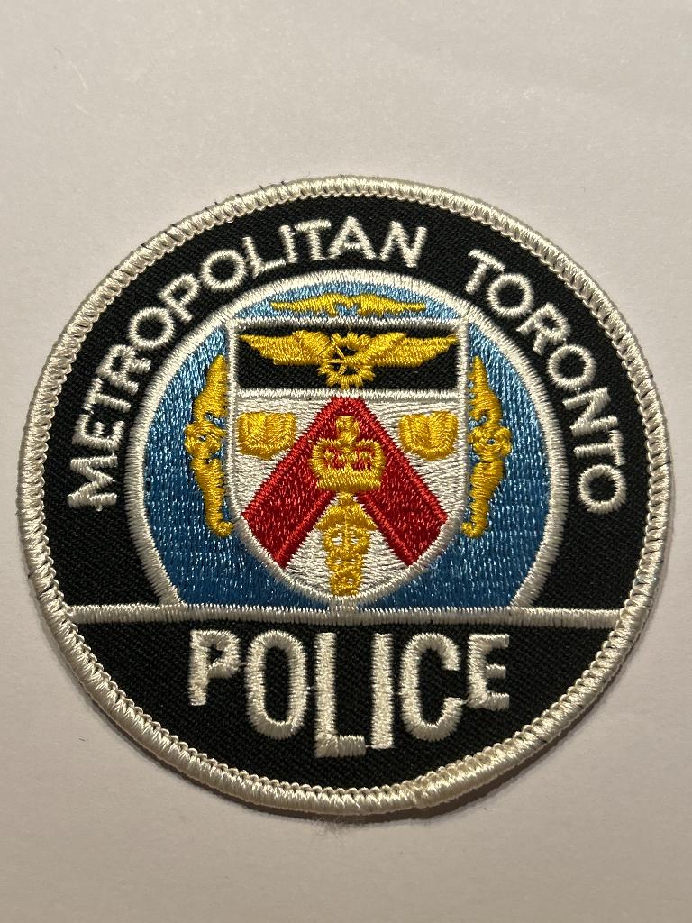 Vintage Metropolitan Toronto Police patch Canada, Verzenden, Landmacht, Overige gebieden, Embleem of Badge