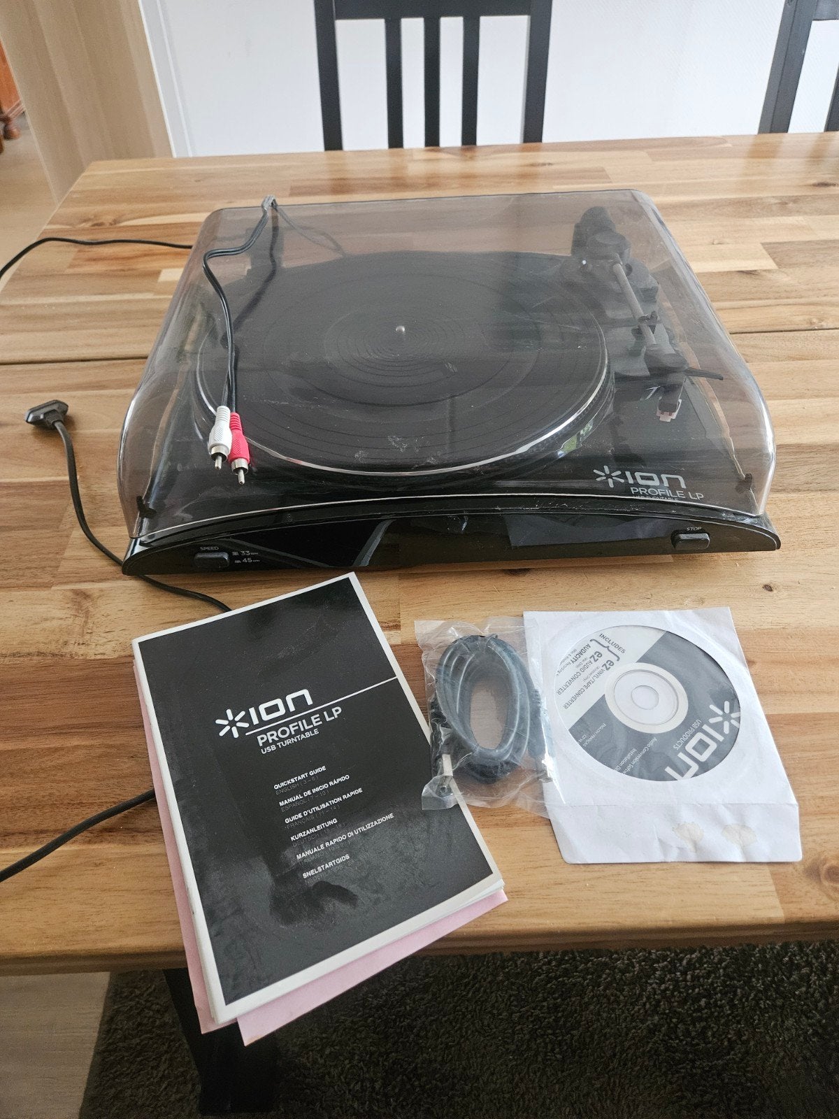 Ion Profile LP USB Platenspeler met software en kabels, Ophalen, Overige merken, USB-aansluiting