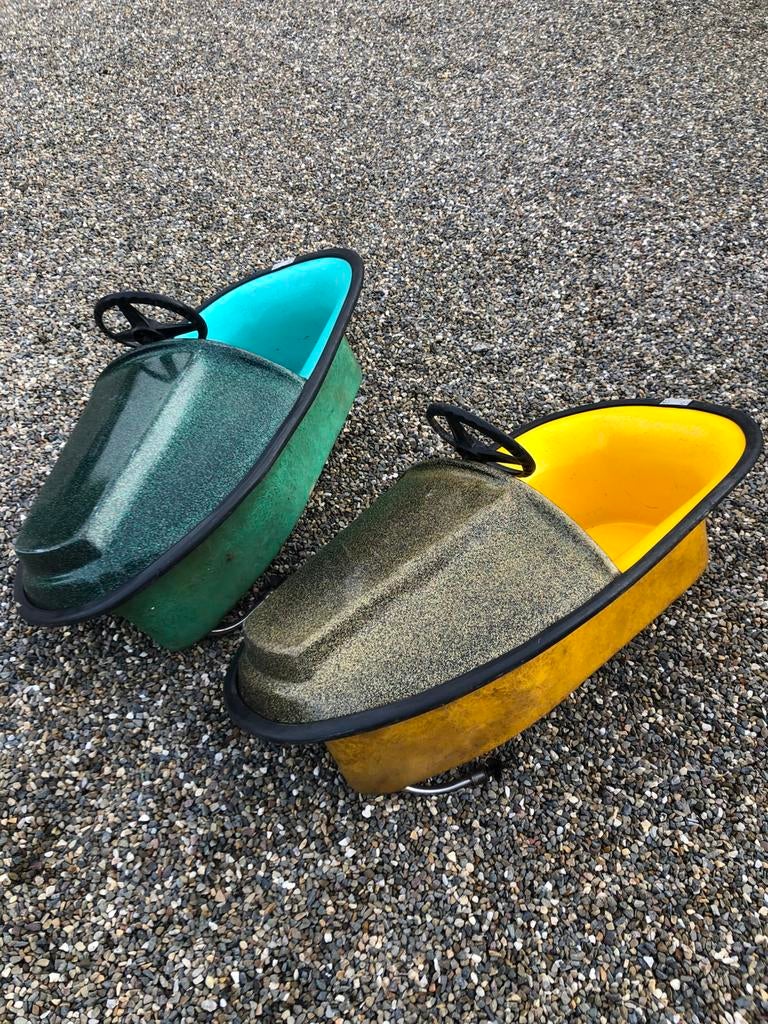 Kermis bootje carrousel kinderbootje met motor en propeller, Antiek en Kunst, Curiosa en Brocante, Ophalen