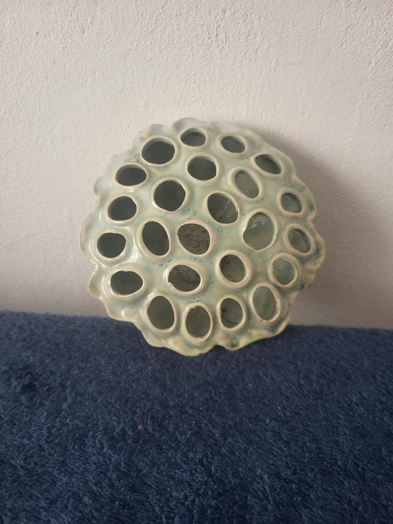 keramiek Des Pots lotus vaasje voor diverse snijbloemen, Overige materialen, Overige kleuren, Verzenden, Zo goed als nieuw