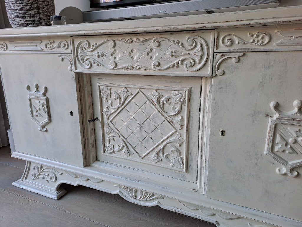 Dressoir, Ophalen, 150 tot 200 cm, Vintage, 25 tot 50 cm