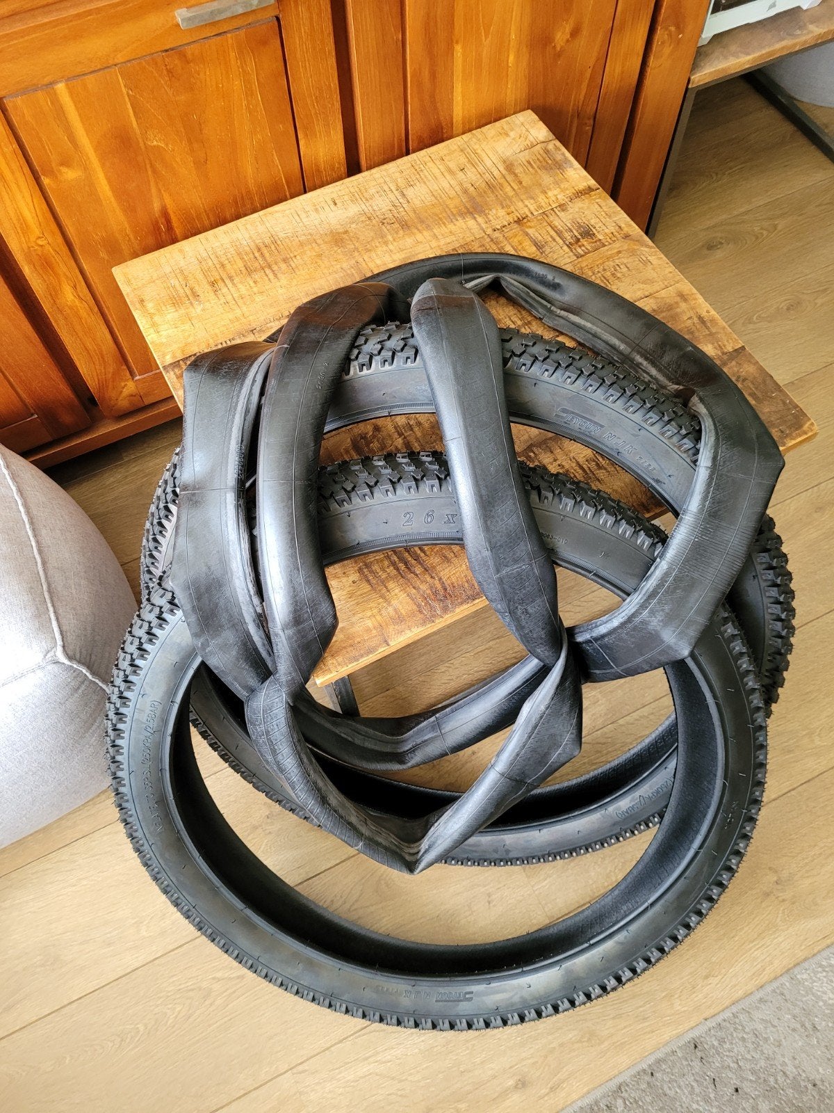 Nieuwe Skinnybike/ Fatbike Banden 26x3.0 met Binnenbanden, Band, Nieuw, Ophalen of Verzenden, Fatbike