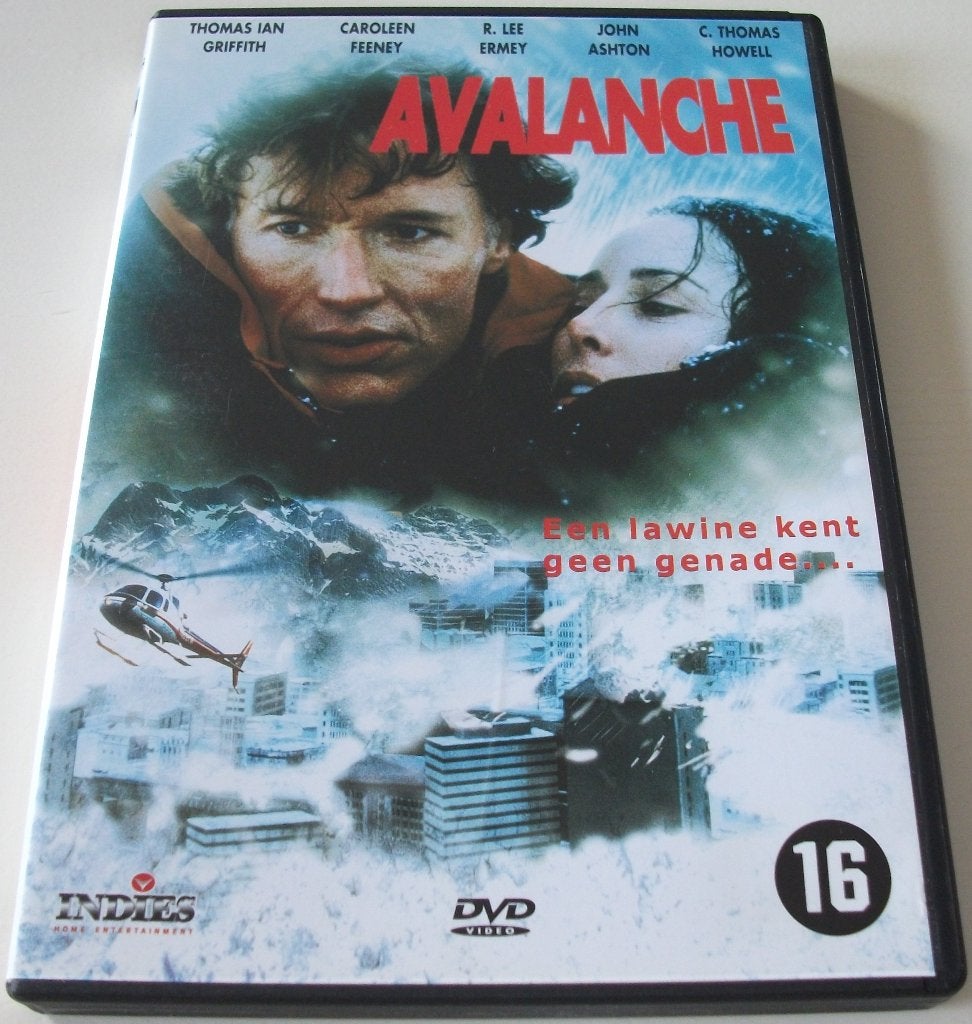 Dvd *** AVALANCHE *** Een lawine kent geen genade..., Engels, Vanaf 16 jaar, Nederlands, Actie